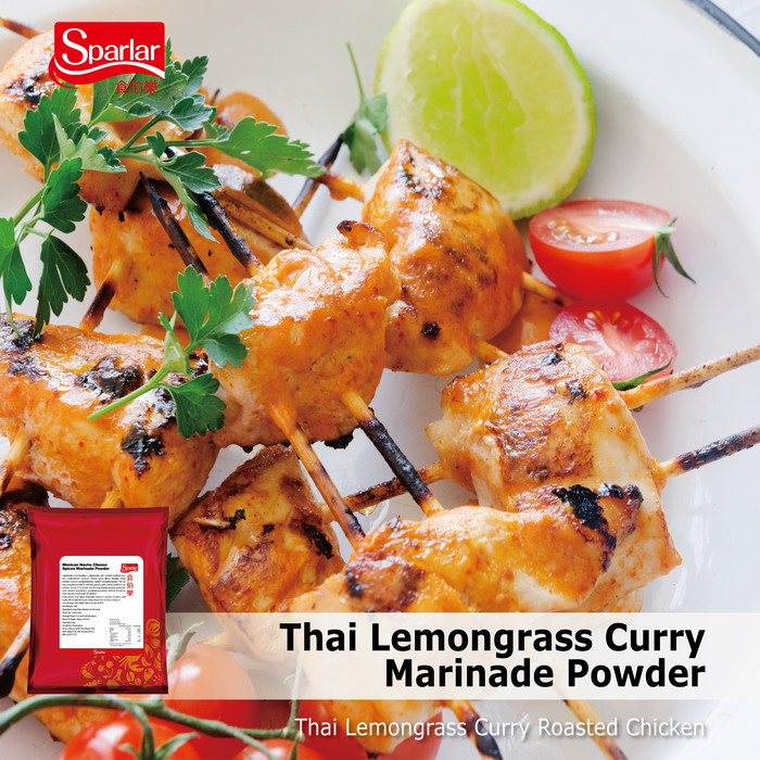 Sparlar Thai Lemongrass Curry Marinade Powder_Roasted Chicken