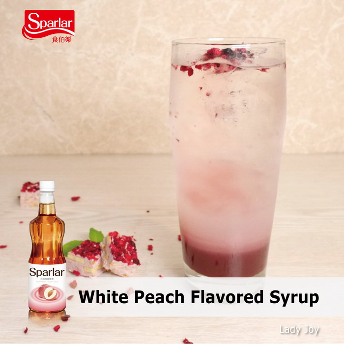 Sparlar White Peach Flavored Syrup_Lady joy