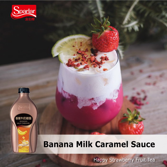 Sparlar Banana Milk Caramel Sauce_Fruit tea