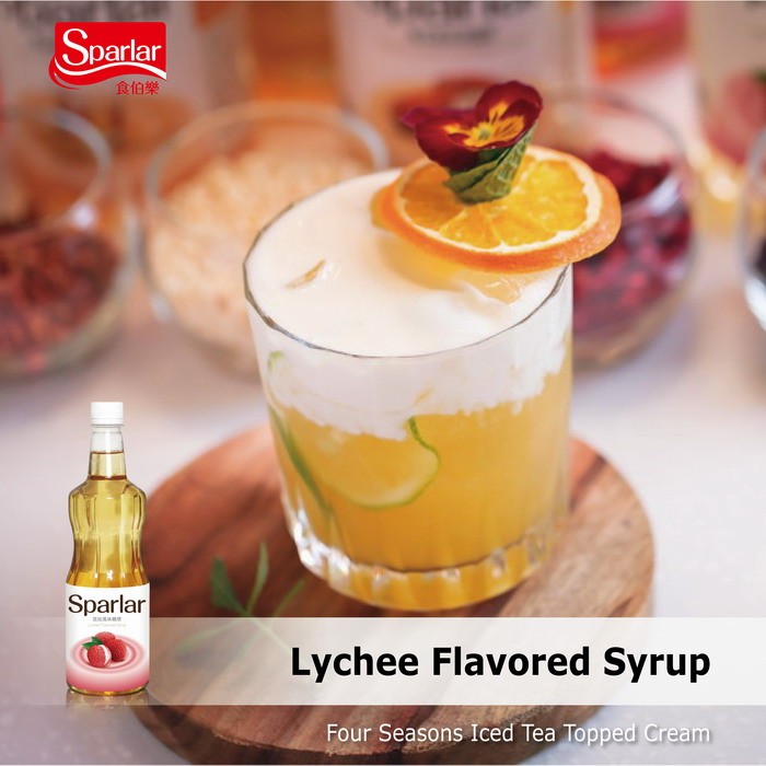 Sparlar Lychee Flavored Syrup_Four season tea