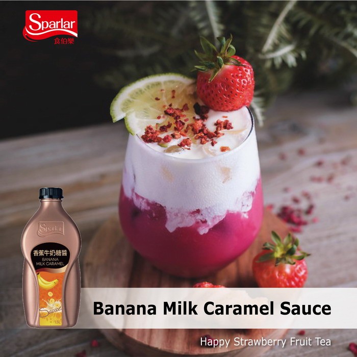 Sparlar Banana Milk Caramel Sauce_Fruit tea