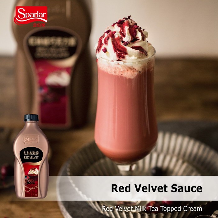 Sparlar Red Velvet Sauce_Milk tea