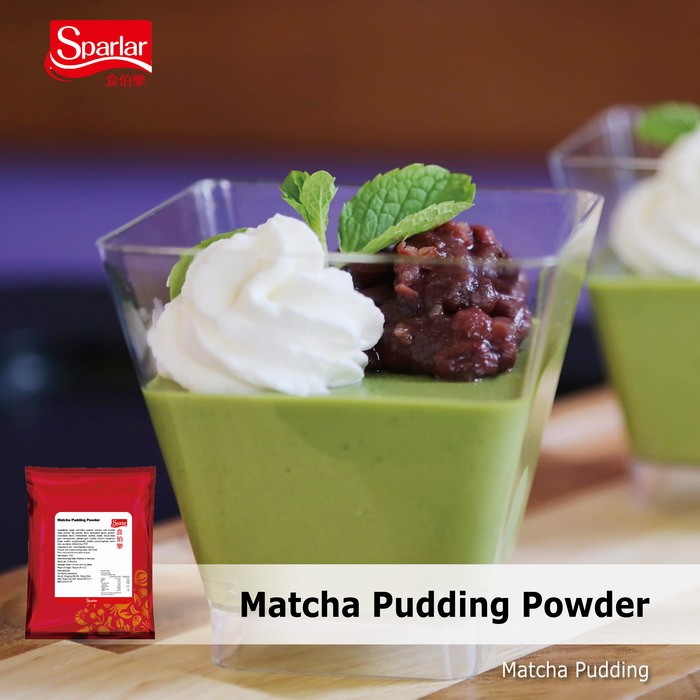 Sparlar Matcha Pudding Powder_Pudding