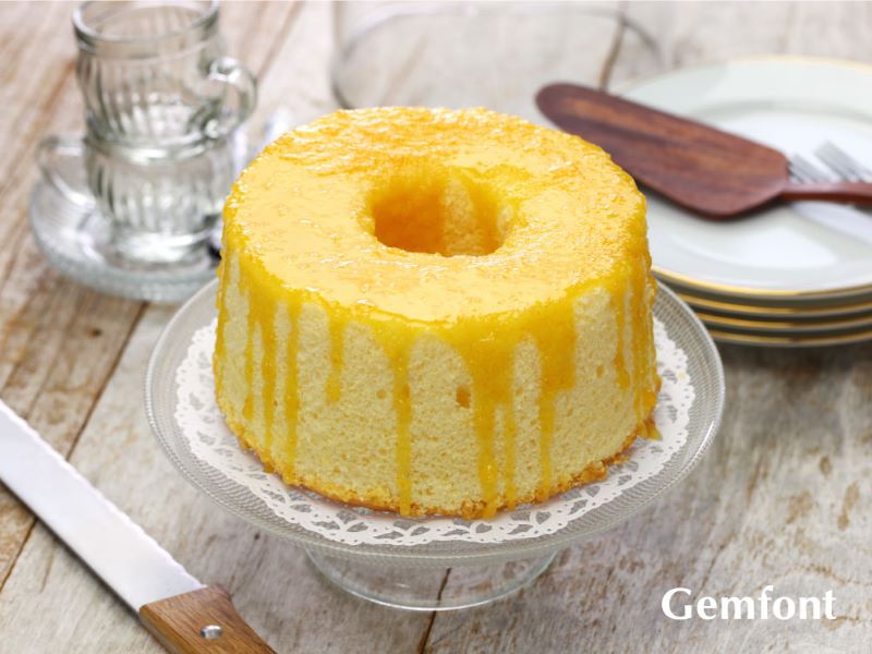 Tangerine Chiffon Cake